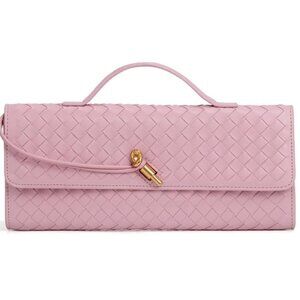 Handmade  Woven Leather Clutch